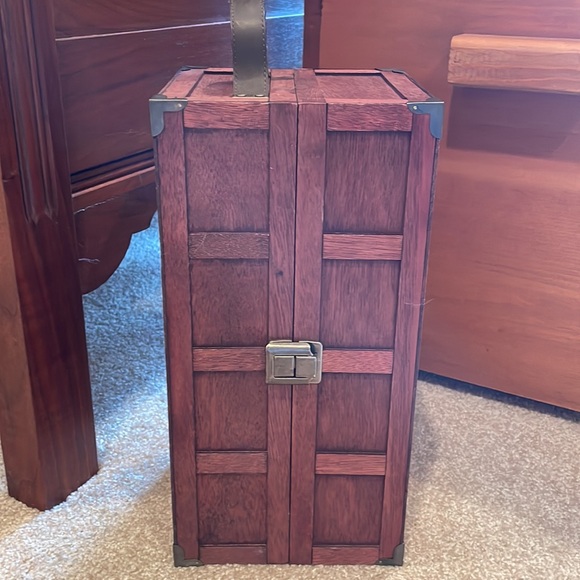 Porcelain doll in carrying crate. Additional dress, shoes and hanger. NWOT. - Picture 2 of 13